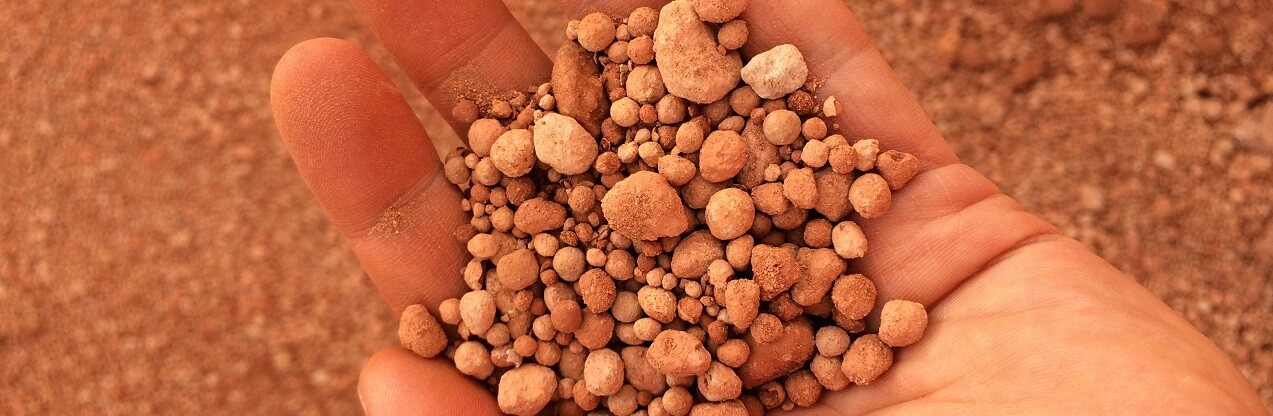 Bauxite in hand